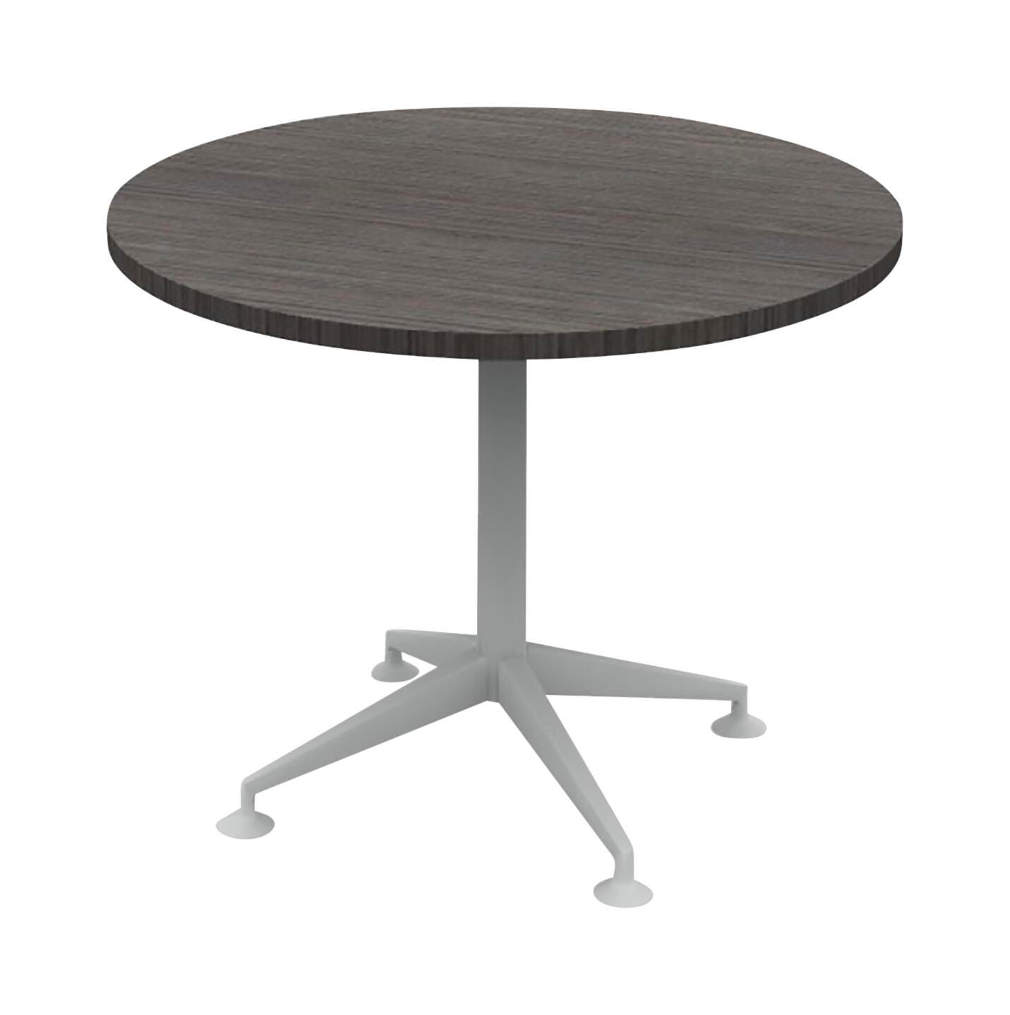 AIS Day To Day Round Table with Aluminum X-Base, 36 x 29 Inches